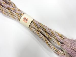 未使用品　正絹　手組帯締め